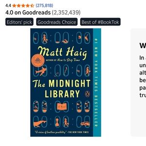 The Midnight Library by Matt Haig